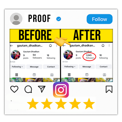 1000 Followers - HIGH QUALITY